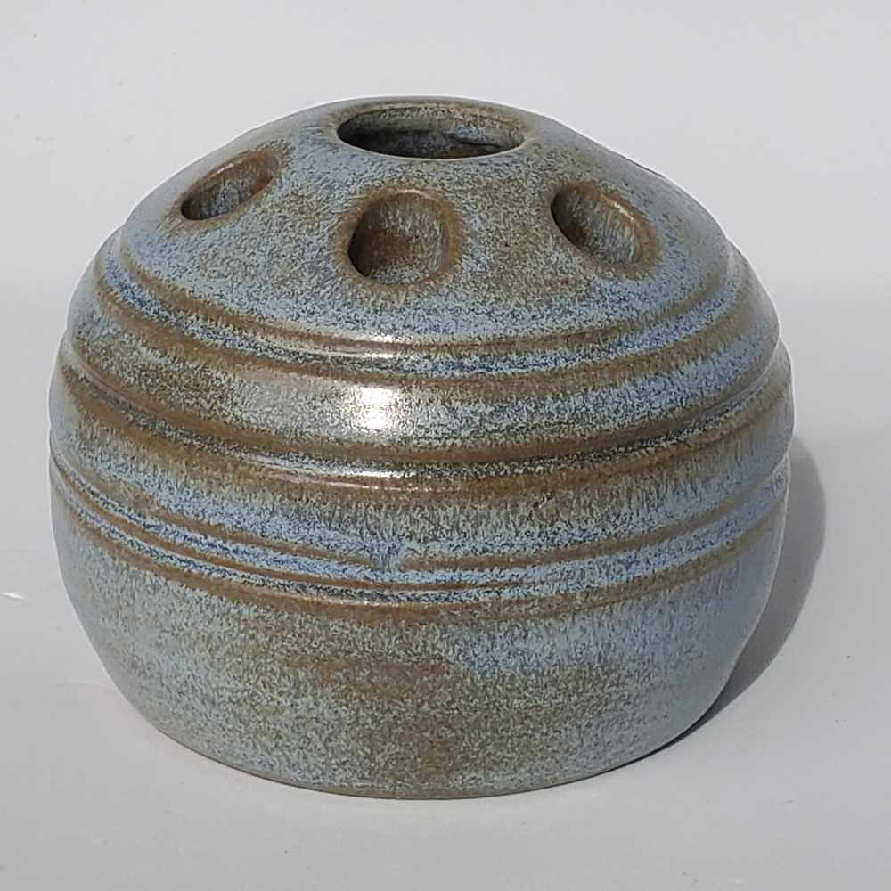 Studio Pottery Posy Vase Flower Frog